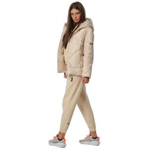 Γυναικεία Ζακέτα Body Action Women's Quilted Puffer Jacket 071331 01 (Beige)