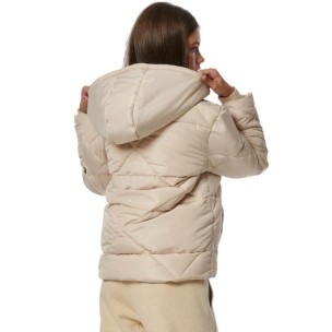 Γυναικεία Ζακέτα Body Action Women's Quilted Puffer Jacket 071331 01 (Beige)
