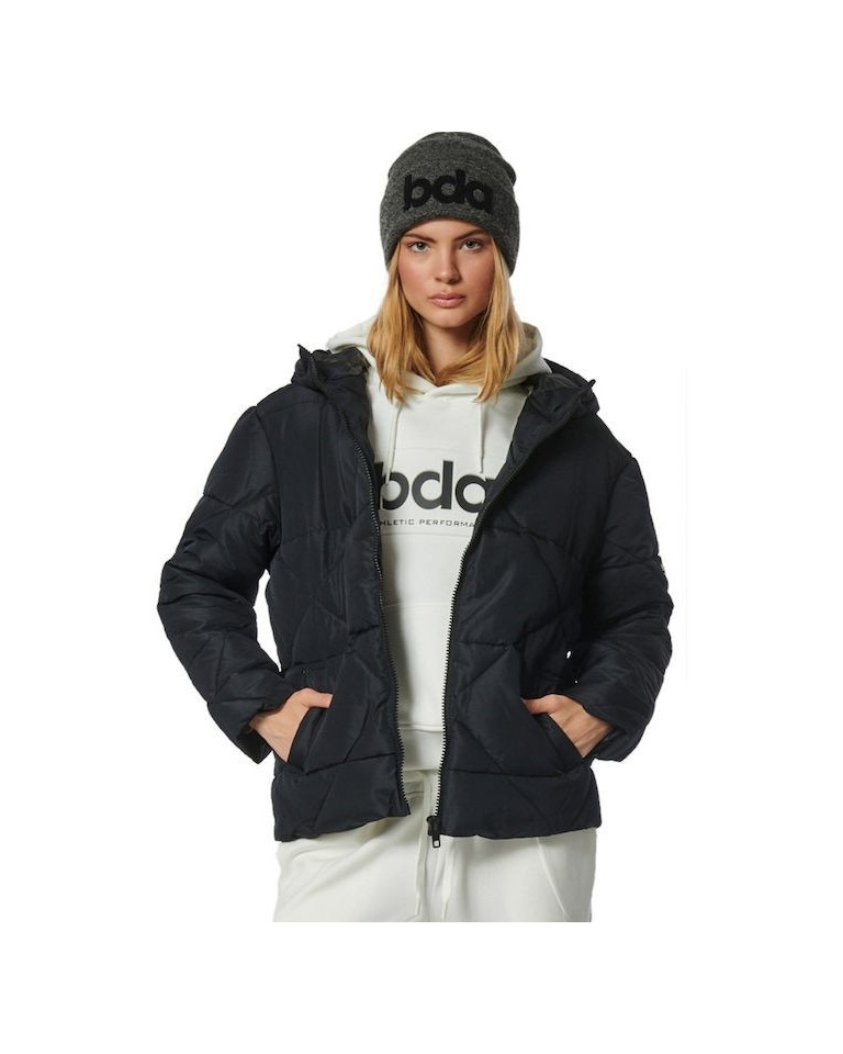 Γυναικεία Ζακέτα Body Action Women's Quilted Puffer Jacket 071331-01 (Black)