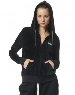 Γυναικεία Ζακέτα με Κουκούλα Body Action Women's Velour Hoodie Jacket 071319-01 (Black)