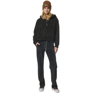 Γυναικείο Παντελόνι Φόρμας Body Action Women's Basic Velour Pants 021332-01 (Black)