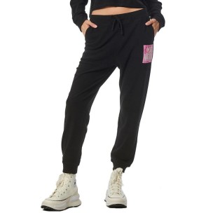Γυναικείο Παντελόνι Φόρμας Body Action Women's 7/8 High Rise Yoga Joggers 021337-01 (Black)