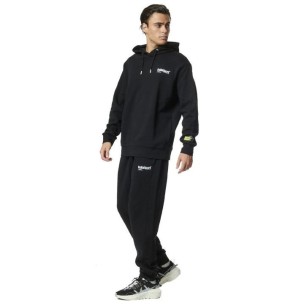 Ανδρική Ζακέτα με Κουκούλα Body Action Men's Brushed Back Fleece Hoodie 063315-01 Black