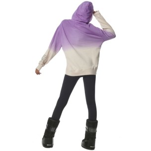 Ζακέτα με Κουκούλα Body Action Dip Dyed Hoodie 063318-13C  (Lilac)