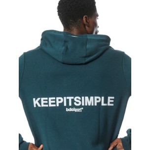 Ανδρική Ζακέτα με Κουκούλα Body Action Men's Full Zip Training Hoodie 073317-07 Teal Green