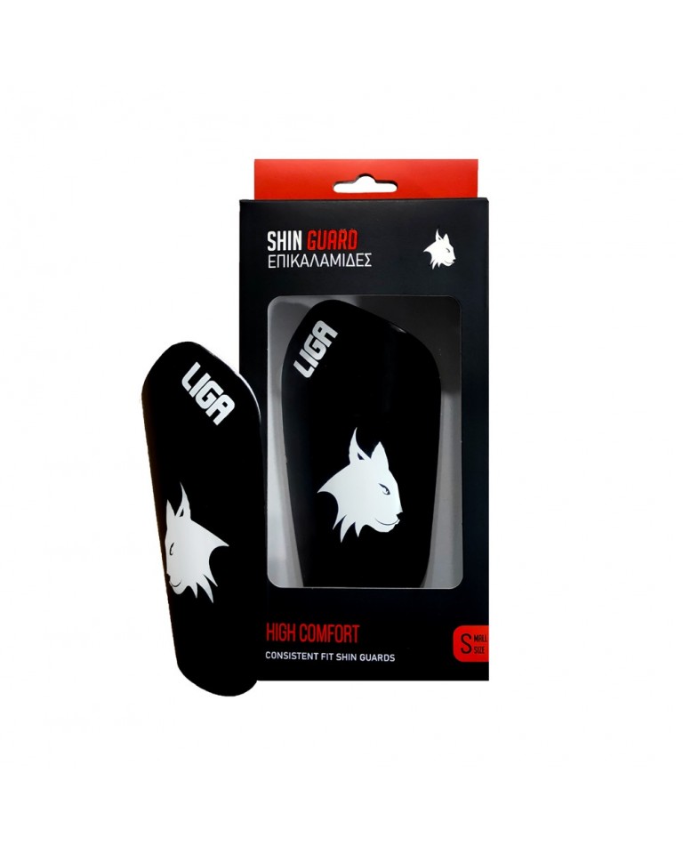 Επικαλαμίδες Ligasport Shin Guard Eva Pad (Black)