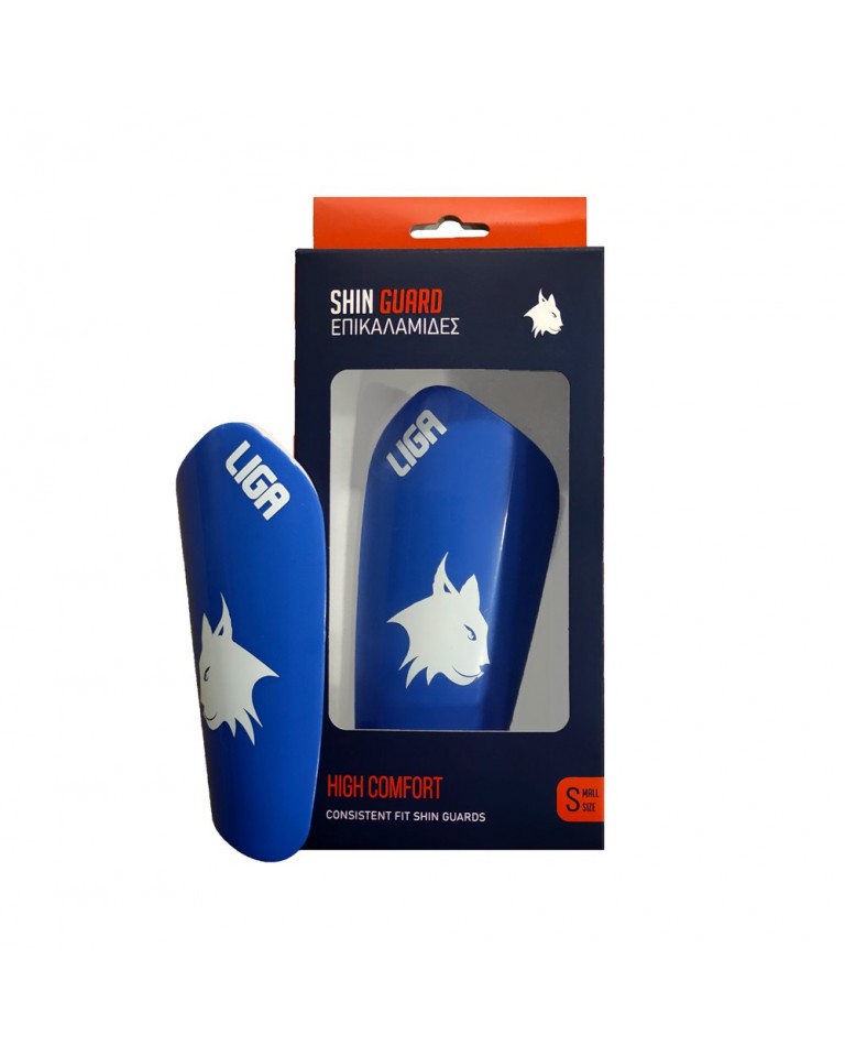 Επικαλαμίδες Ligasport Shin Guard Eva Pad (Blue)