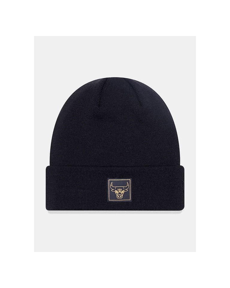 Σκούφος NEW ERA Metallic Badge Cuff Knit Chibul Blkmtg Μαύρο 60424828