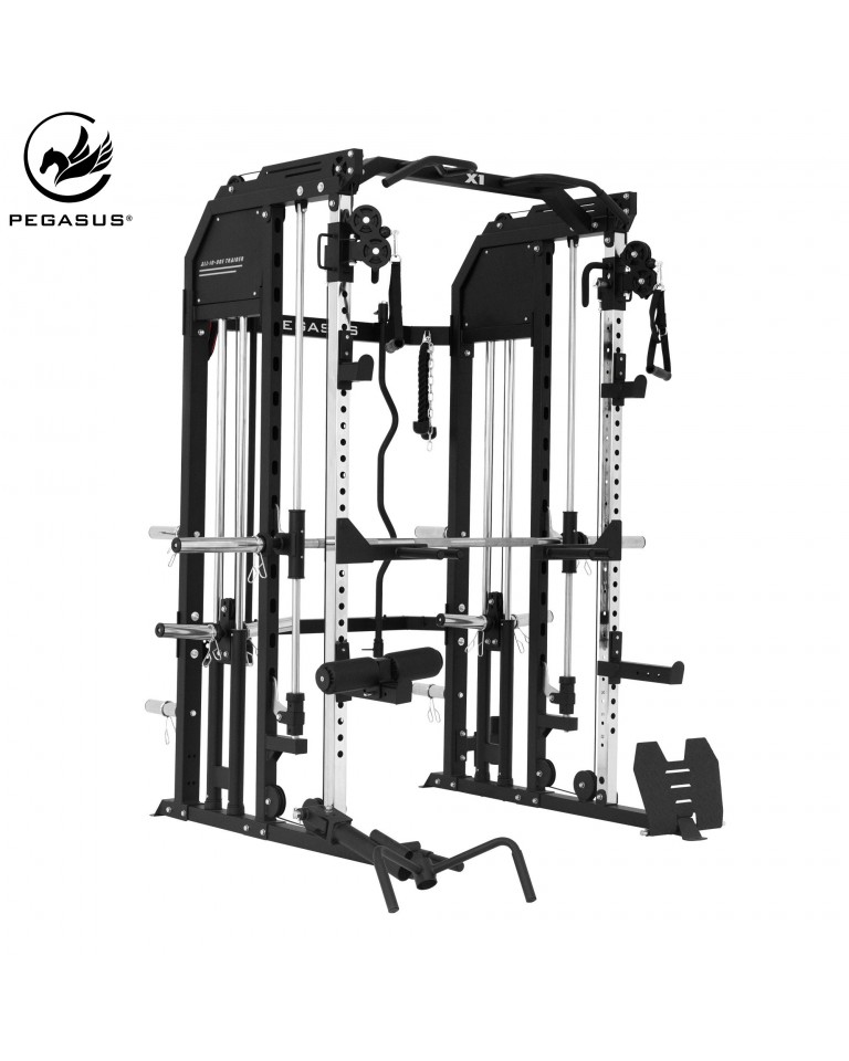 Pegasus All in One Trainer X1  Πολυόργανο Γυμναστικής με Smith Machine, Crossover  Μονόζυγο