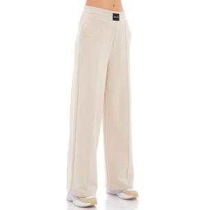 Γυναικείο Παντελόνι Φόρμας Be Nation High Waist Wide Leg Pant Pastel Greige 3J 02102302-1-1