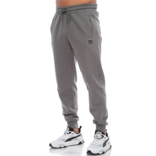 Ανδρικό Παντελόνι Φόρμας Be Nation Logo Elastic Hem Pant Charcoal 3F 02302301A-1