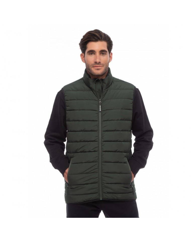 Ανδρικό Αμάνικο Μπουφάν Be Nation Padded Vest D.Green 7B 08302306-7B