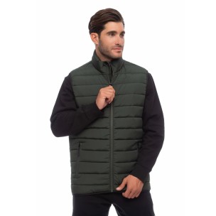 Ανδρικό Αμάνικο Μπουφάν Be Nation Padded Vest D.Green 7B 08302306-7B