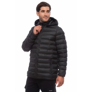 Ανδρικό Μπουφάν Be Nation Essentials Padded Jacket With Detachable Hood Black 01 08302305-01