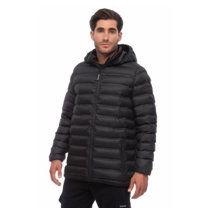 Ανδρικό Μπουφάν Be Nation Essentials Padded Jacket With Detachable Hood Black 01 08302305-01