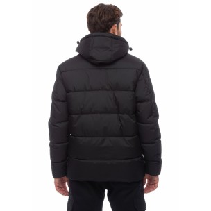 Ανδρικό Μπουφάν Be Nation Padded Jacket With Detachable Hood Black 01 08302301