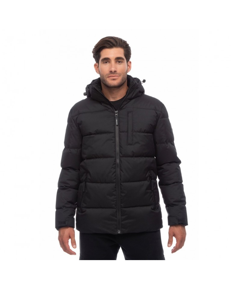 Ανδρικό Μπουφάν Be Nation Padded Jacket With Detachable Hood Black 01 08302301