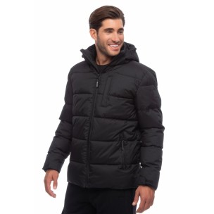 Ανδρικό Μπουφάν Be Nation Padded Jacket With Detachable Hood Black 01 08302301