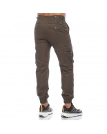 Ανδρικό Παντελόνι Φόρμας Be Nation Cargo Pants Elastic Hem D.Chaki 13B 02302308