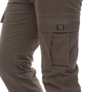 Ανδρικό παντελόνι cargo Be Nation Cargo Pants Elastic Hem D.Chaki 02302308-13B