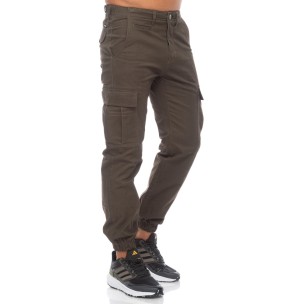 Ανδρικό παντελόνι cargo Be Nation Cargo Pants Elastic Hem D.Chaki 02302308-13B