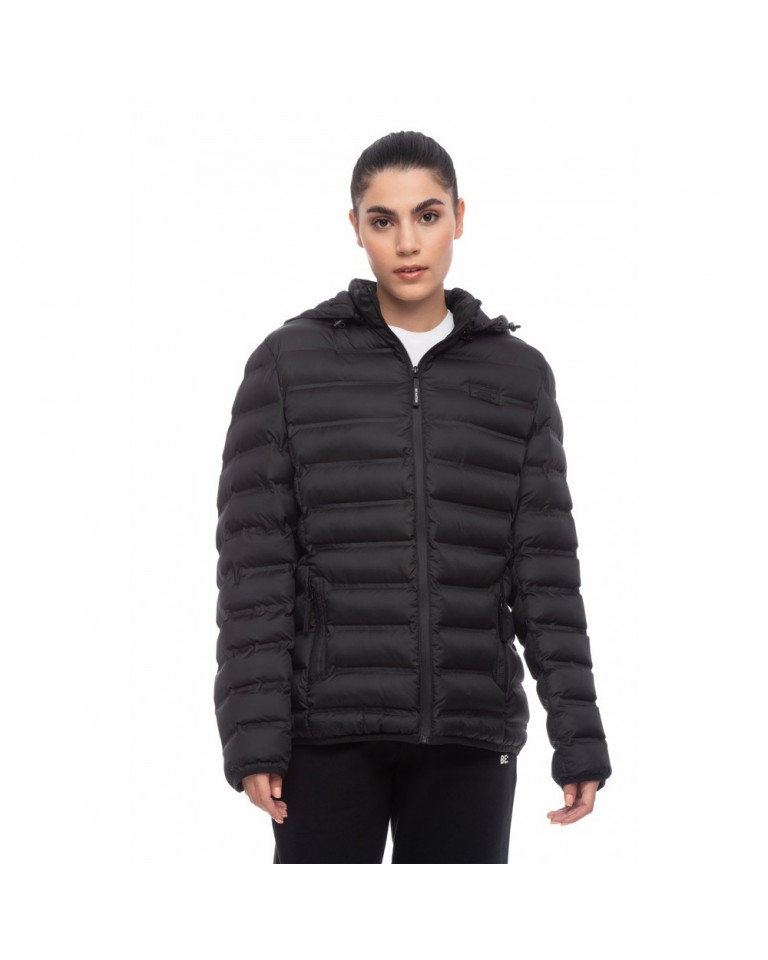 Γυναικείο Μπουφάν Be Nation Essentials Puffer Jacket With Detachable Hood Black 01 08102305