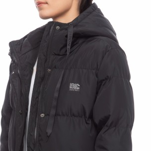 Γυναικείο Μπουφάν Be Nation Long Puffer Jacket Black 01 08102302-01