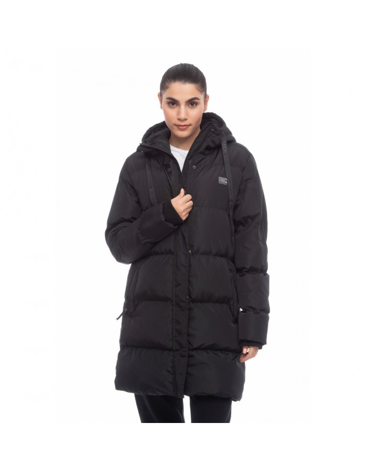 Γυναικείο Μπουφάν Be Nation Long Puffer Jacket Black 01 08102302-01