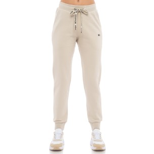 Γυναικείο Παντελόνι Φόρμας Be Nation Rib Hem Pant Greige 3J 02102310