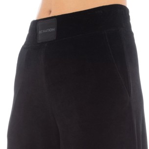 Γυναικείο Παντελόνι Φόρμας Be Nation Velour Leg Pant Black 01 02102308-01