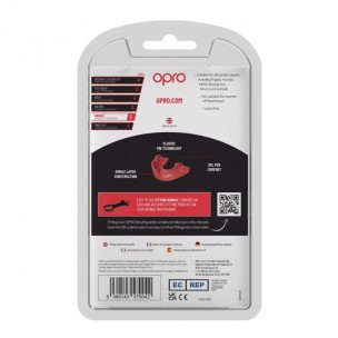 Opro BRONZE series GEN5 Προστατευτικη μασελα ΕΝΗΛΙΚΩΝ red OP161