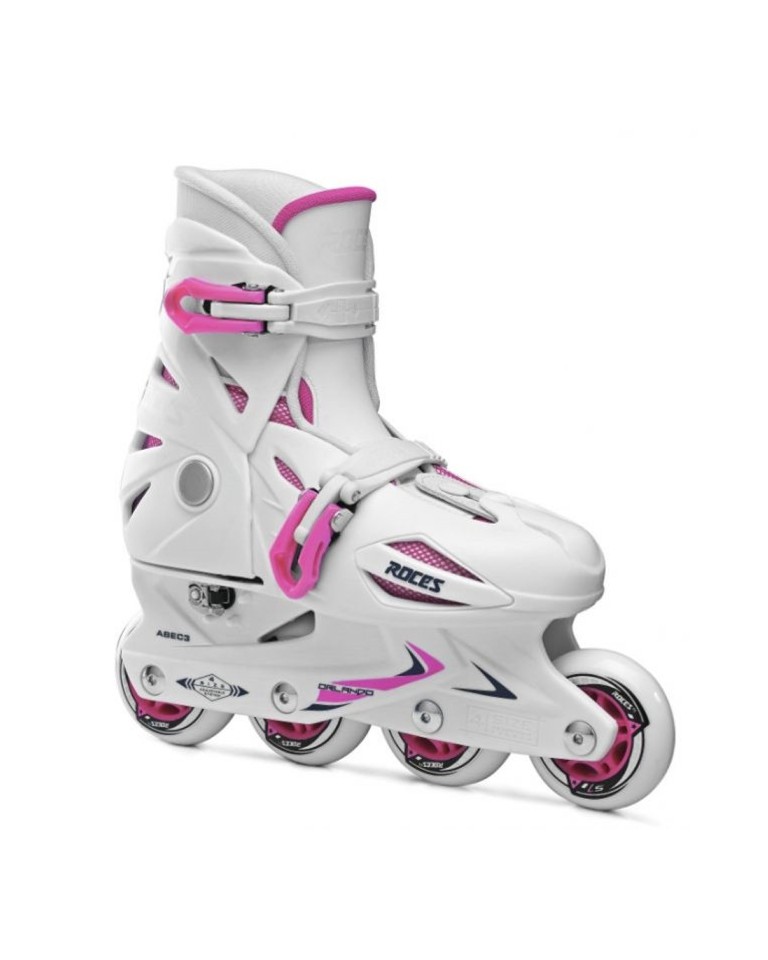 Αυξομειούμενα Inline Πατίνια Roces Orlando III Λευκό/Ρόζ 18.400687/WP (Size 36-40)