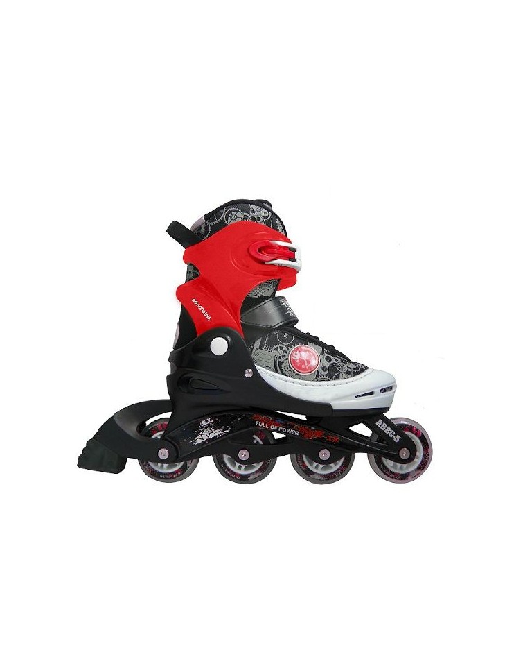 Αυξομειούμενα Inline Skates Αθλοπαιδιά, Κόκκινα 002.1084/K (Size 38-41)