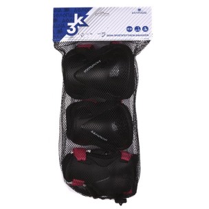 Αθλοπαιδιά Προστατευτικά Ενηλίκων - Μαύρο/Φούξια 003.11358/BF (Small)