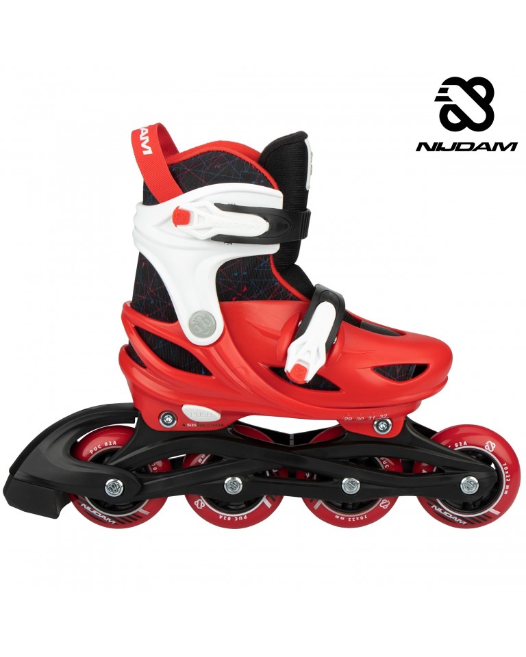 Ρυθμιζόμενα Πατίνια Nijdam Inline Skates "Rad Racer" N20AA07 (Size 29-32)