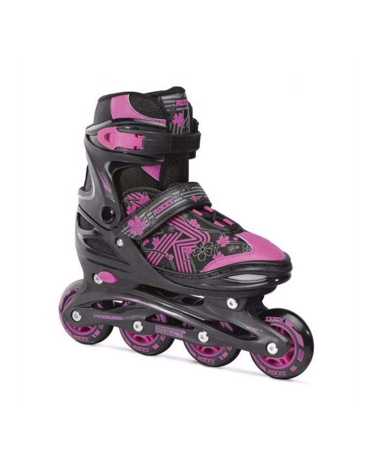 Αυξομειούμενα Inline Skates Roces Jokey 3.0 Girl Μαύρο/Ρόζ 18.400846/BP (Size 30-33)