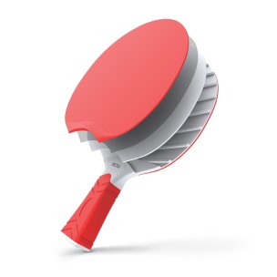 Ρακέτα Ping Pong Εξωτερικού Χώρου Stag Halo Κόκκινη 42523