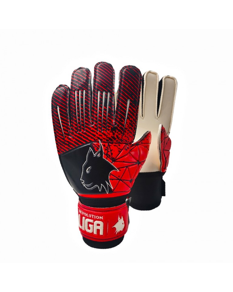 Γάντια Τερματοφύλακα Ligasport GK Gloves Revolution (Black/Red)