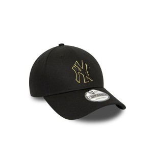 Αθλητικό Καπέλο NEW ERA New York Yankees Metallic Outline Black 9FORTY Adjustable Cap  60435135