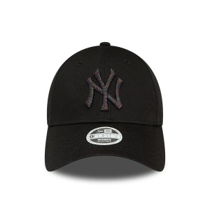 Αθλητικό Καπέλο New York Yankees Womens Metallic Logo Black 9FORTY Adjustable Cap 60435260
