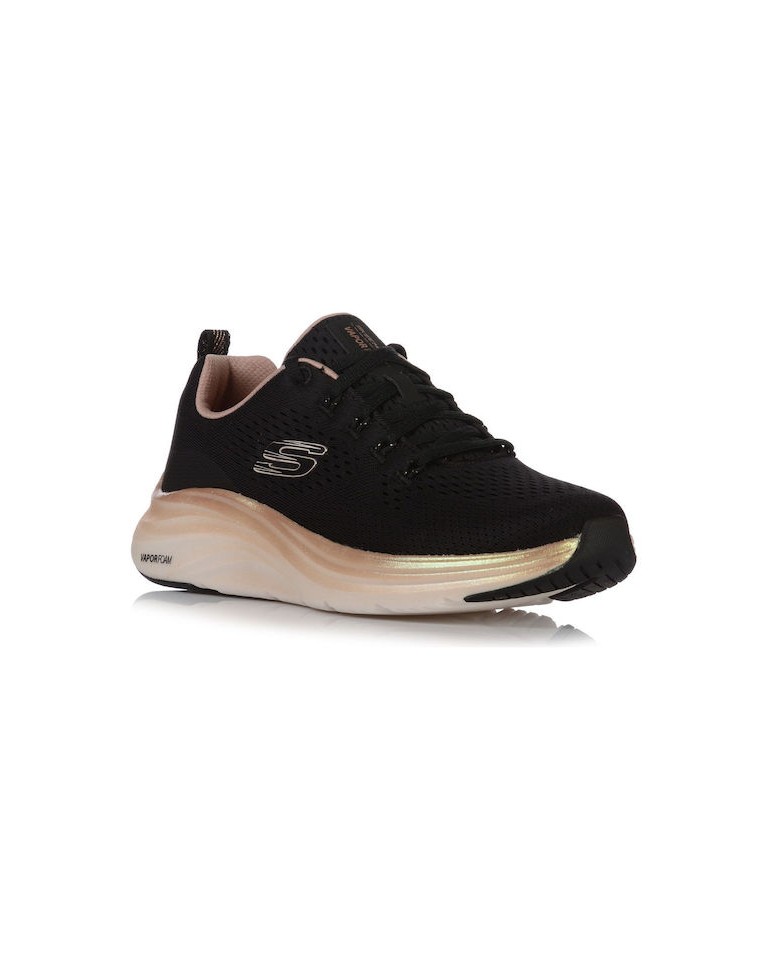 Γυναικεία Παπούτσια Skechers Engineered Mesh W/ Metallic Trim Lace-Up W/ Air-Cooled Mf 150025-BKRG