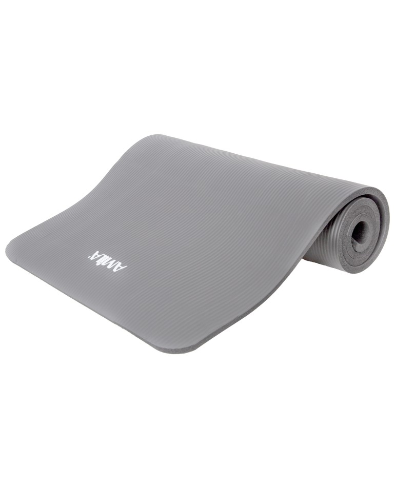Στρώμα Γυμναστικής NBR 15mm 90Kg 183cm Γκρι Amila 95911