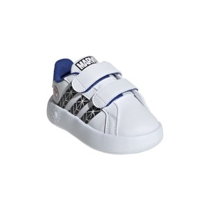 Παιδικά παπούτσια adidas Marvel s Spider-Man Grand Court Shoes ID8017 Λευκό