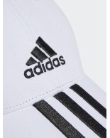 Adidas Baseball 3-Stripes Cotton Twill Baseball Jockey II3509 Λευκό