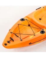 Μονοθέσιο Καγιάκ Ψαρέματος Sck Conger 295 (Πορτοκαλί/Κίτρινο)