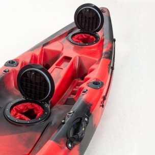Μονοθέσιο Καγιάκ Ψαρέματος Sck Conger 295 (Κόκκινο/Μαύρο)