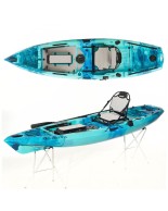 Μονοθέσιο καγιάκ με κάθισμα αλουμινίου SCK Oceanus 335 (Μπλε/Τυρκουάζ)