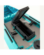 Oceanus 335 pedal-step μονοθέσιο καγιάκ με κάθισμα αλουμινίου SCK - Μπλε/Τυρκουάζ