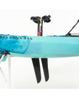 Oceanus 335 pedal-step μονοθέσιο καγιάκ με κάθισμα αλουμινίου SCK - Μπλε/Τυρκουάζ