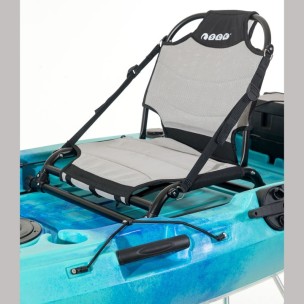 Oceanus 335 pedal-step μονοθέσιο καγιάκ με κάθισμα αλουμινίου SCK - Μπλε/Τυρκουάζ